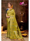 GREEN COLOUR DESIGNER BANARASI SILK PARTY WEAR SAREE 2301
